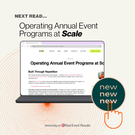How Your Annual Event Program Can Make You More Money